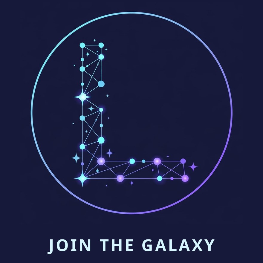 Lumi's Galaxy Network — Lumi says welcome, and your door is just below